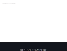 Tablet Screenshot of designstampede.com